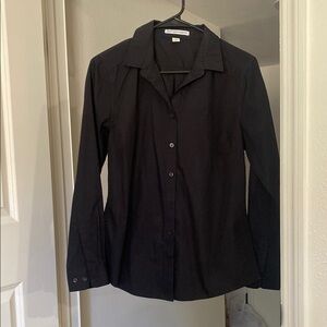🌼 NEW Port Authority Black Button-Up Shirt women’s size small work shirt